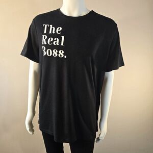 The Real Boss Graphic T-Shirt Goodfellow & Co. Lyndale Tee Mens Size XL